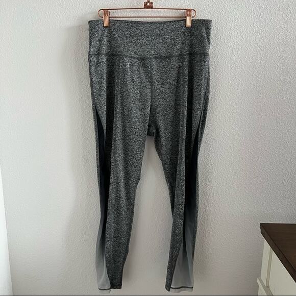 C&C California Gray Active Legging Pants Mesh Sides XL - Picture 1 of 8